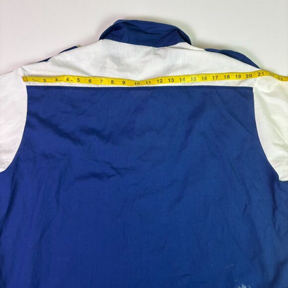 Vintage King Louie Chevrolet Racing Pit Crew Shirt XL Blue White NASCAR Style - Picture 10 of 16